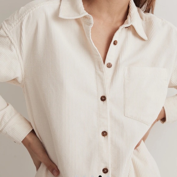 MADEWELL Mini Shirtdress. - Picture 4 of 11